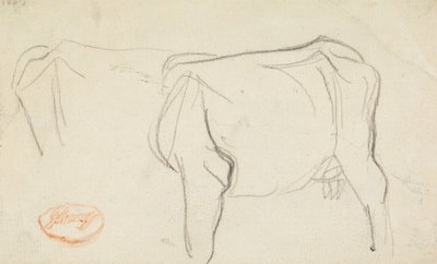 Tanulmány egy tehénről alkotó: George Romney